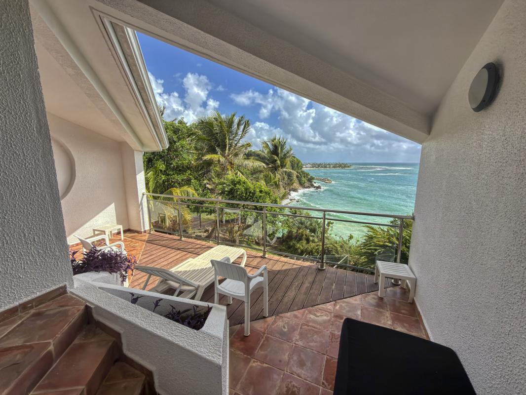 31.Location Villa piscine vue mer Ste Anne Guadeloupe_Chambre 3 vue mer